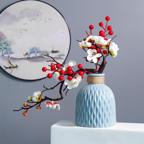 新中式梅花仿真摆设装饰品