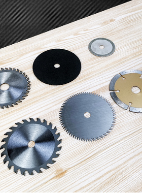 迷你电圆锯切割片砂轮片85mm木工合金24齿锯片多材料切割家用工具