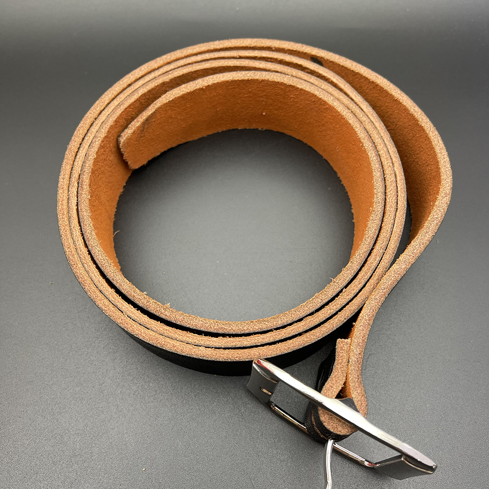 中老年整张切割电工劳保真皮腰带