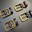 腰带配件 裤 实心黄铜皮带头男款 纯铜针扣腰带头休闲日字扣卡扣老式