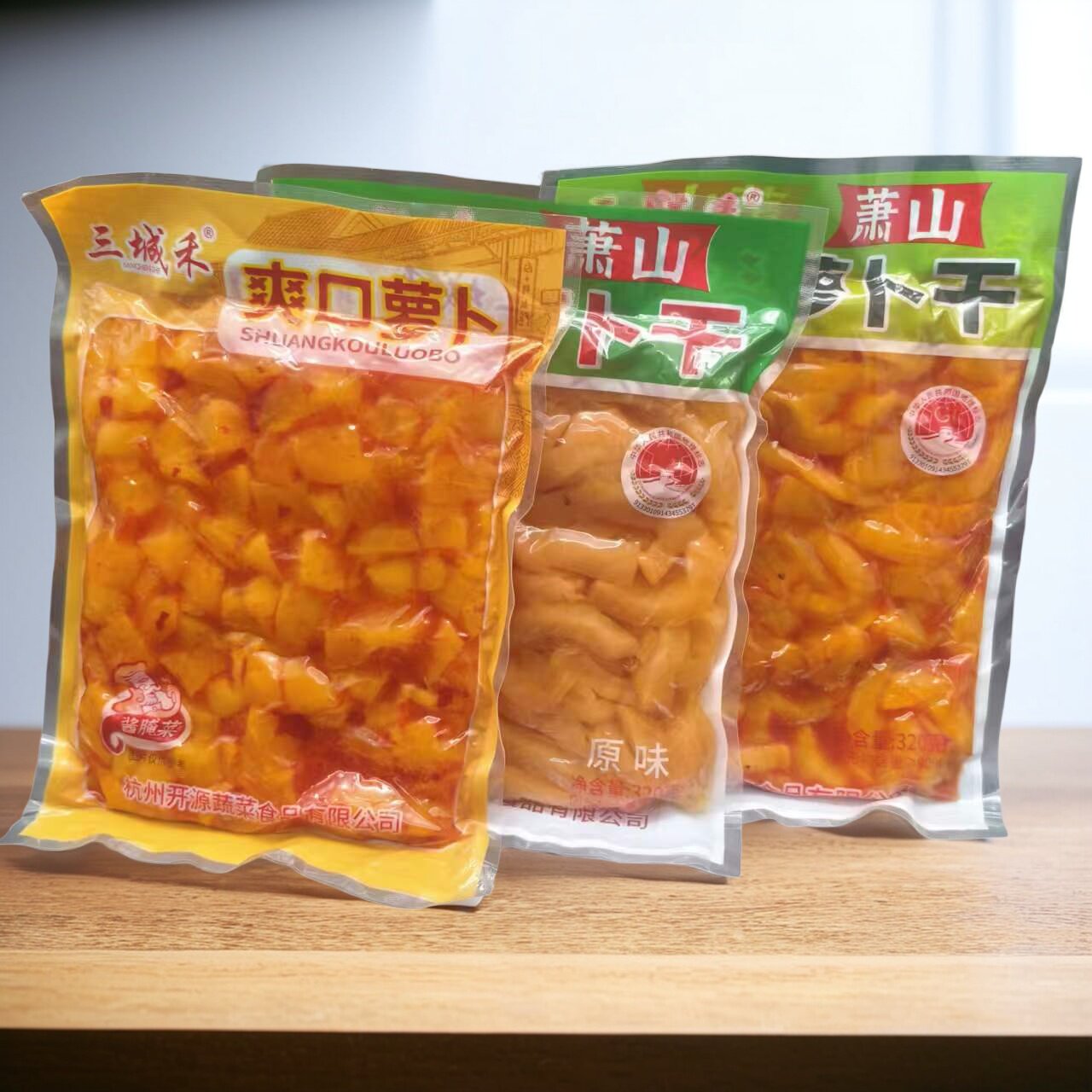 三城禾萧山萝卜干320g*30包香辣原味爽口萝卜干腌制菜早餐下饭菜