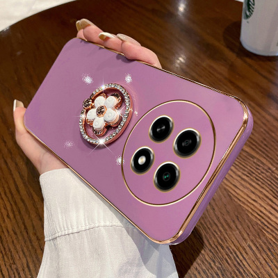 适用oppoA6Max手机壳oppo新款A6max保护硅胶套5G全包防摔PLL110超薄软壳opa女款潮opopa带花朵支架时尚ins风