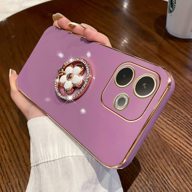 适用oppoA5活力版手机壳oppo保护A5硅胶套5G全包防摔PKV110软壳opa女0pp0带花朵支架手链创意定制ins风不撞壳