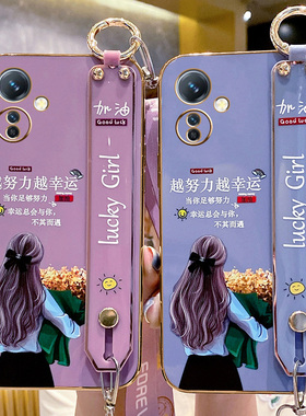 适用oppoK11手机壳腕带oppo新款K11硅胶保护PJC110套opρo女全包oppk防摔可背斜挎挂绳opk0pp0ppok11小众潮5G