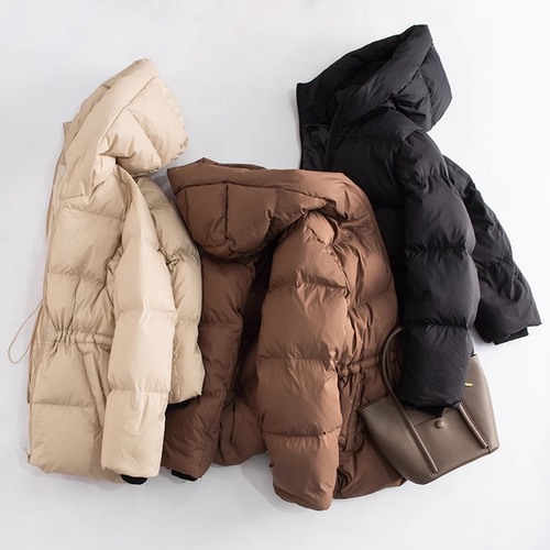 鹅绒服超轻加厚保暖时尚收腰显瘦