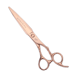 钢夫专业美发剪刀发型师专用理发6.8寸平剪剪刀美发师理发店发廊