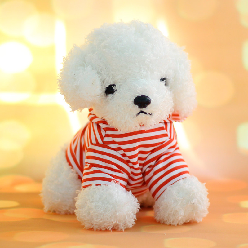 衣服泰迪狗毛绒玩具新品汪汪叫狗狗公仔布娃娃睡觉抱枕小女孩玩偶