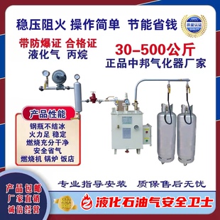 中邦20-500kgLPG石油液化气气化器汽化器气化炉防爆加热器汽化炉