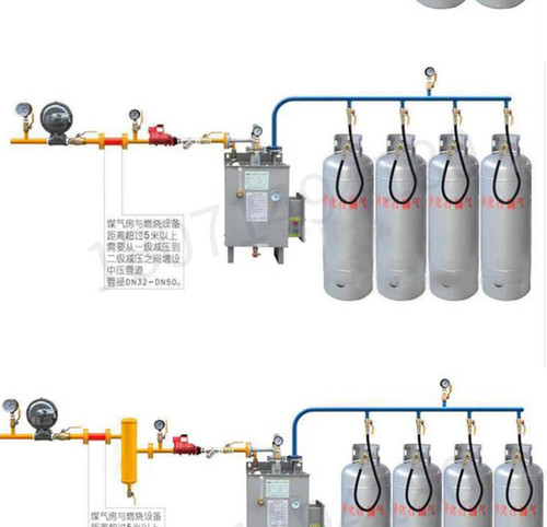 中邦CPEX30-500KG瓦斯汽化器LPG液化丙烷气化炉燃气设备炒茶专用
