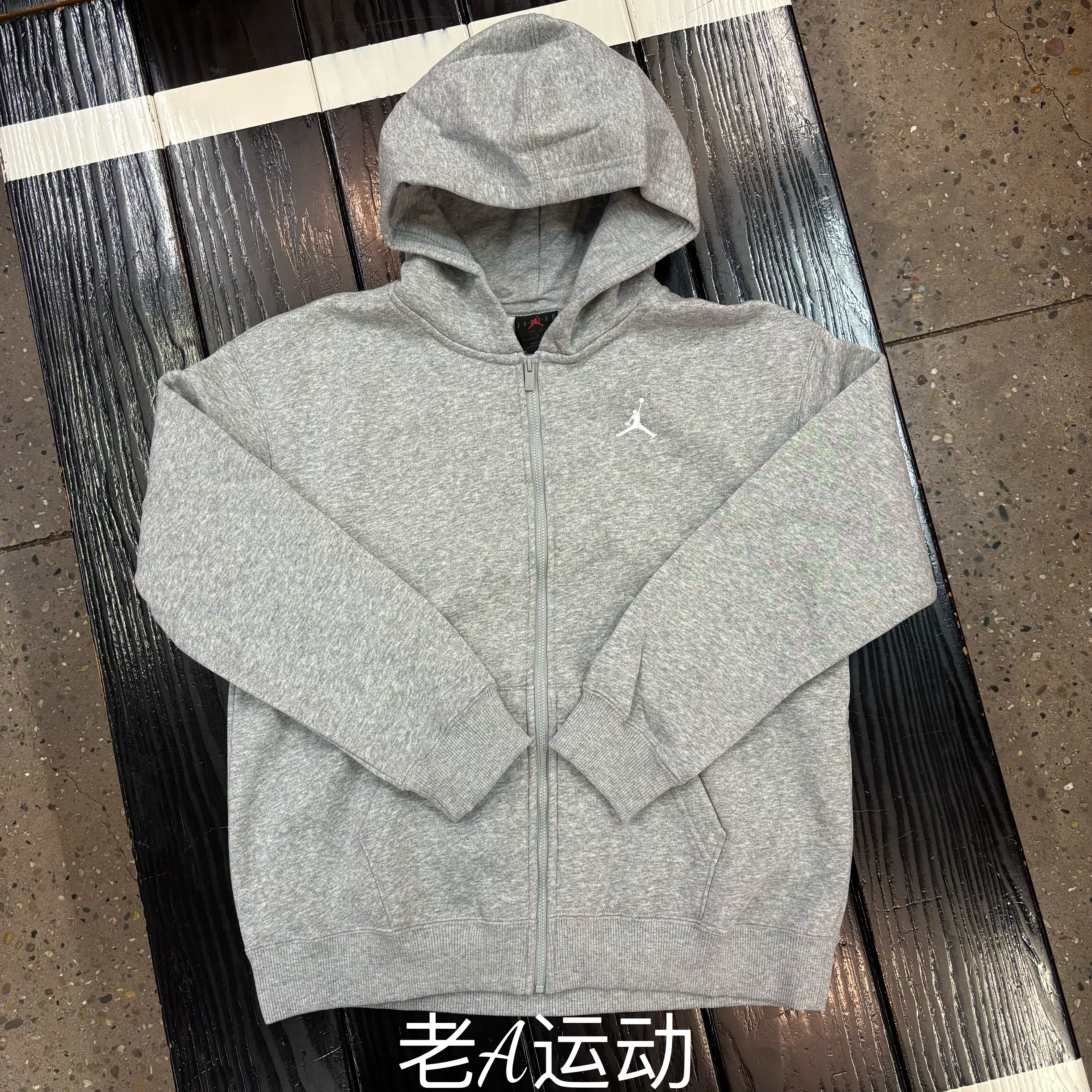 Nike/耐克 Jordan女子加绒保暖宽松连帽针织拉链开衫外套FV7168