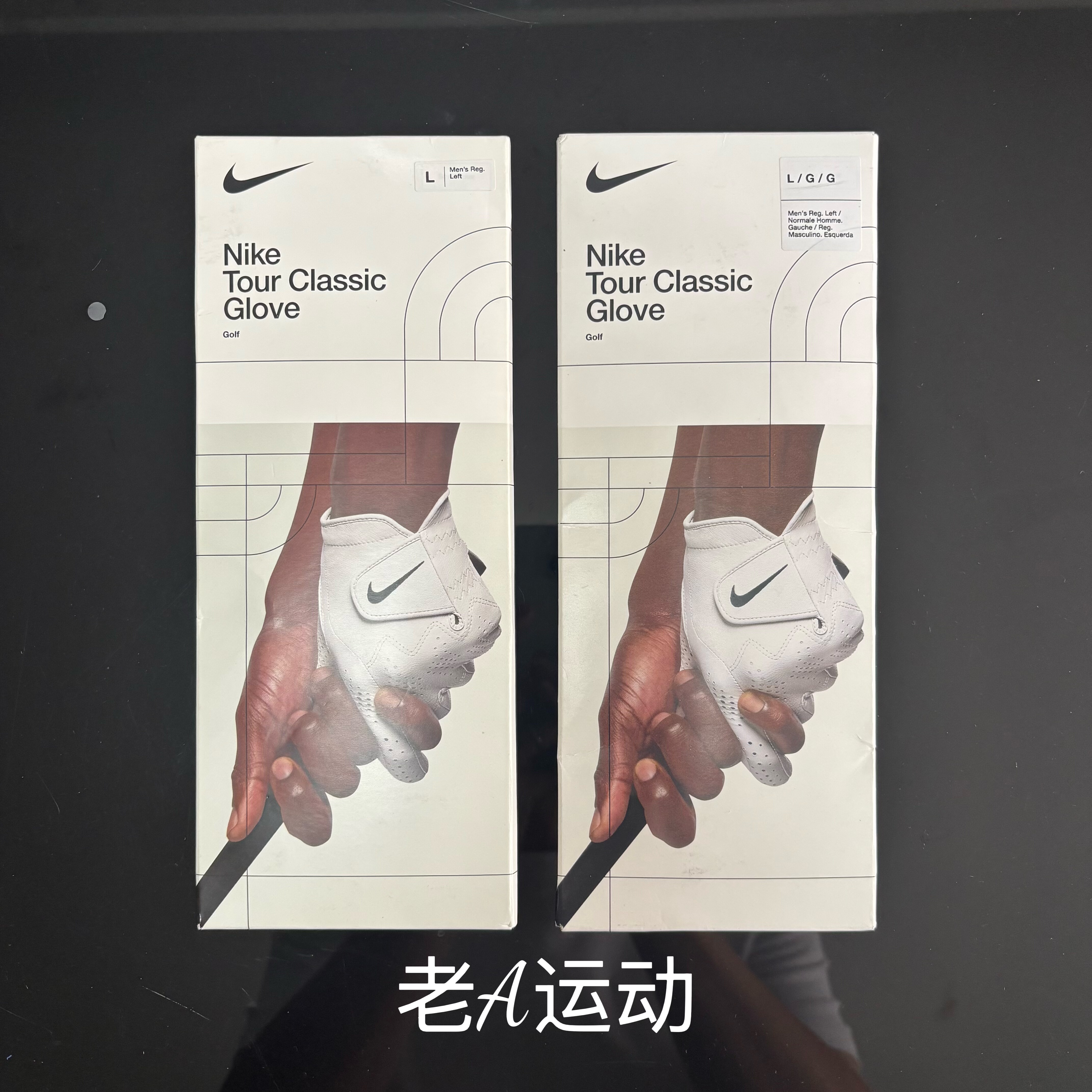 正品Nike耐克男子羊皮耐磨透气舒适单只左手高尔夫刺绣手套DR5165