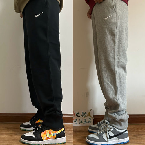 Nike耐克经典刺绣logo休闲针织棉收脚运动收口长裤CZ2855/528717