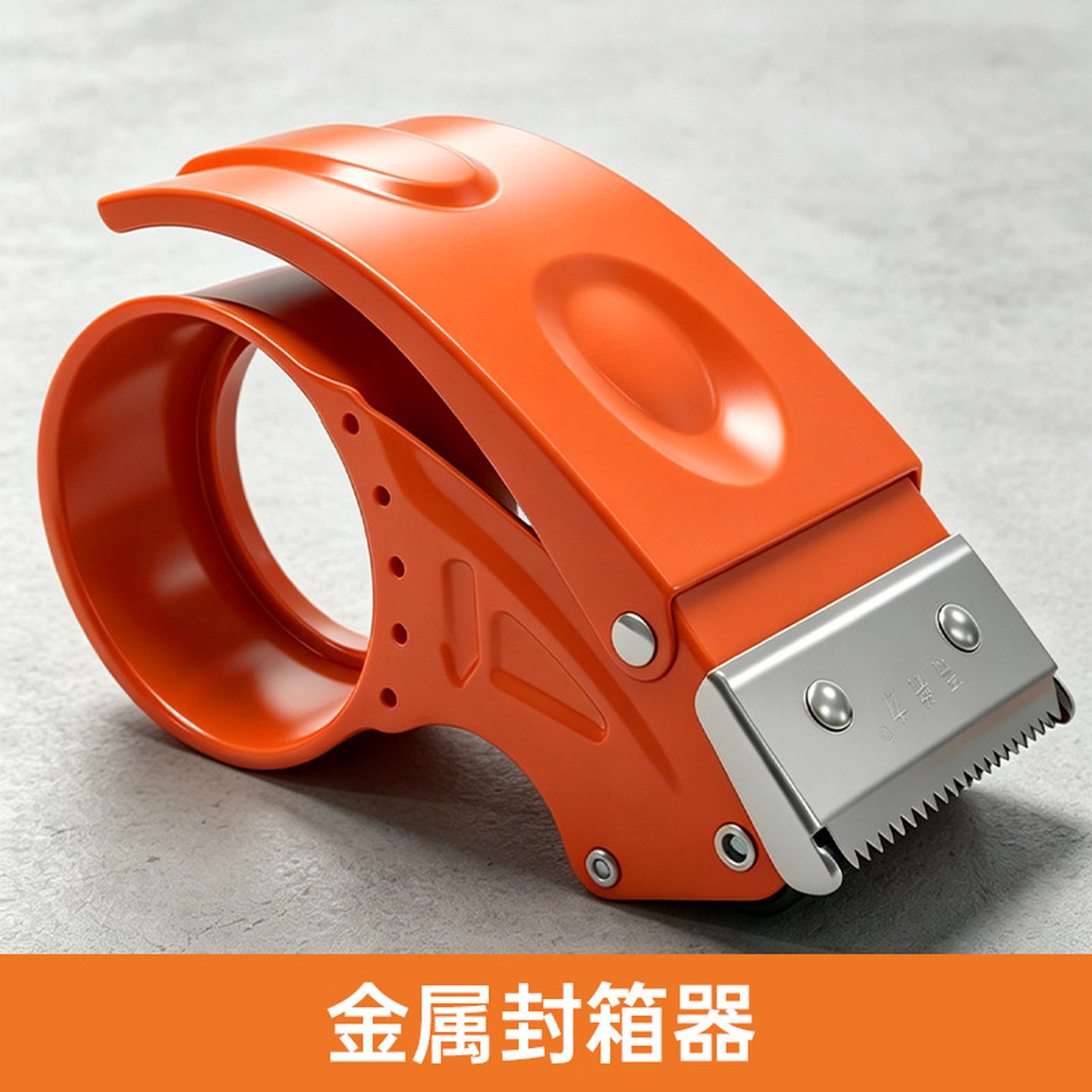 金属封箱器加厚5CM6CM宽胶带切割器快递铁质胶纸机封口打包器滚轮