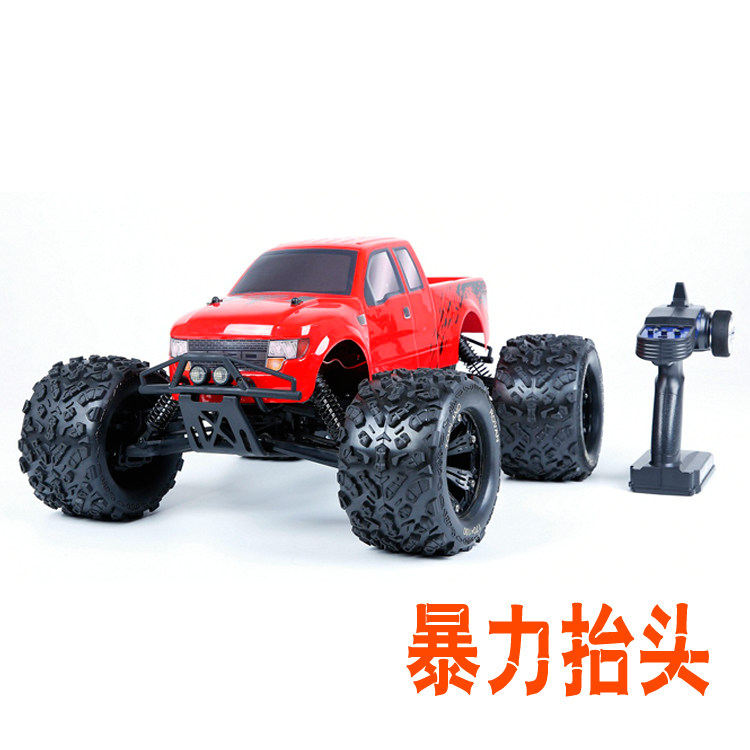 若凡1/8 遥控无刷电动大脚车 四驱竞速越野车 国产大F 秒杀燃油车