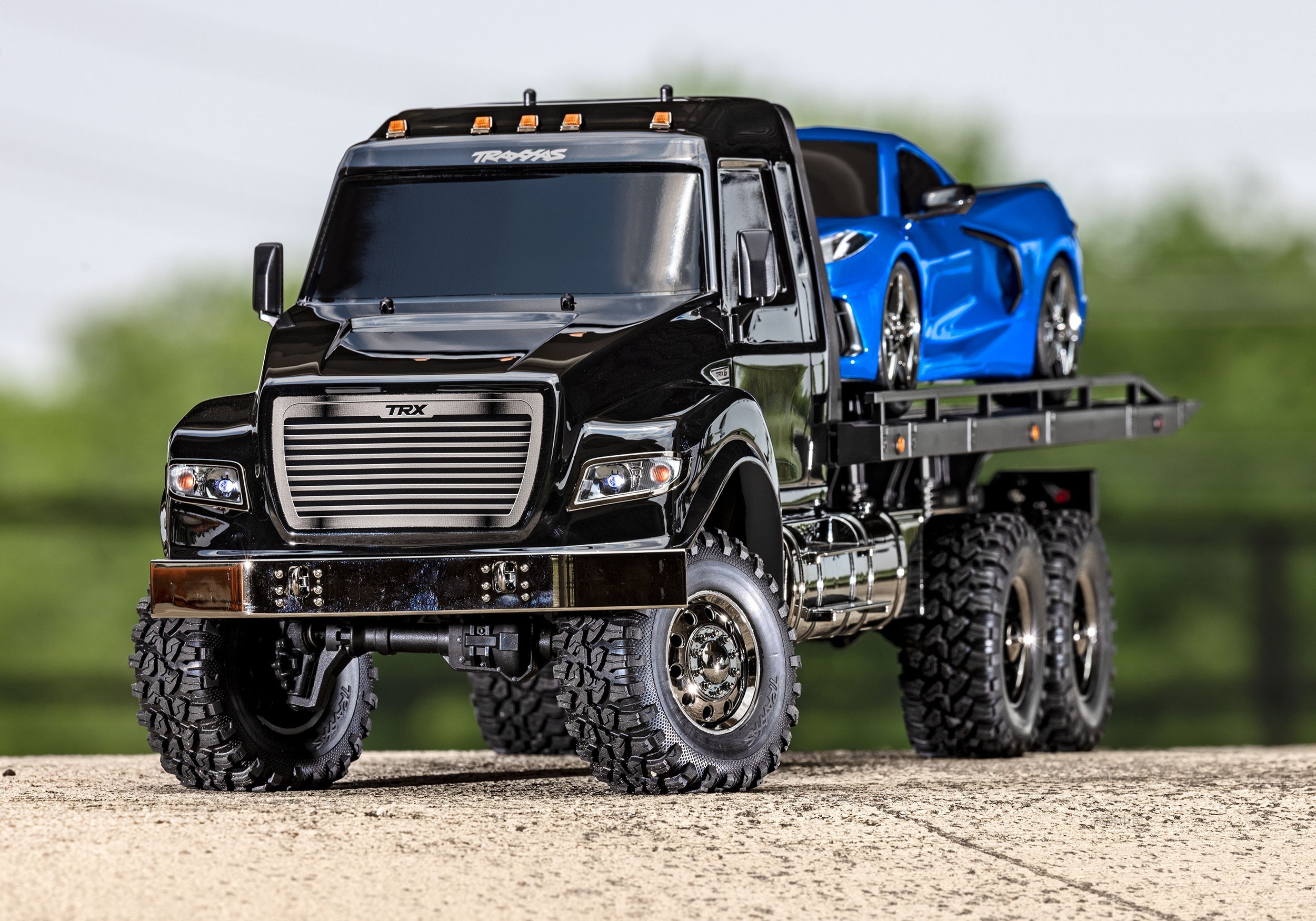 TRAXXAS TRX6平板大拖车 六驱车攀爬越野车电动遥控卡车#88086-4