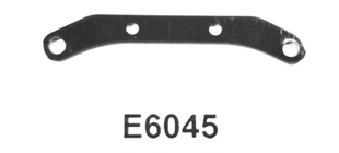 KM雷神1/6后直桥短卡配件 -转向拉杆连接座加强片 E6045