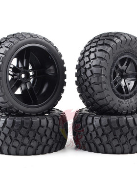 1:10短卡轮胎 727 维卡 DHK8135短卡车轮胎尼龙轮毂 耐磨越野轮胎