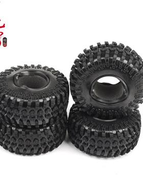 仿真攀爬车轮胎胎皮2.2寸带内胆 SCX10 AX10 幽灵 Wraith等通用