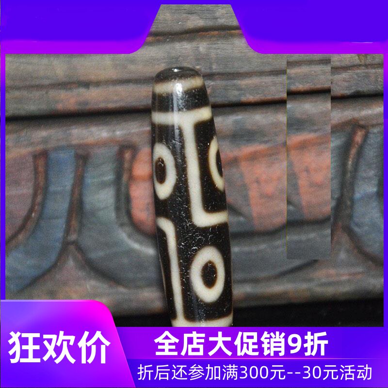 西藏藏饰油性包浆六眼天珠吊坠雪巴锁骨链男女藏式挂件项链jja