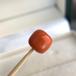 天然莫莫珊瑚老型珠多宝配珠9x9mm原色momo有机宝石阿卡粉红颂