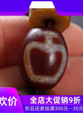 【一物一图】藏传老骨手串 藏式佛珠念珠手持串 老天珠蜜蜡手链qb