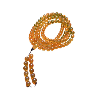 天然俄料原矿蜜蜡蓝珀108颗多圈手链手串项链珠子9.2mm无优化