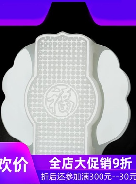 和田玉羊脂白玉腰扣男 手玩件玉石皮带扣男款玉器赠礼dcl