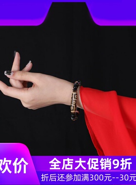 西藏天然玛瑙高风化九眼天珠椰壳琉璃铜珠手串绿松石手链正品jj