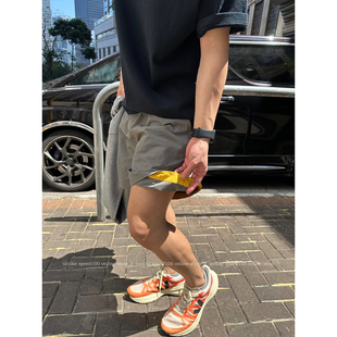 uniike油腻客 4分速干夏季短裤/2色弹力腰男生运动健身训练裤百搭