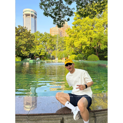 uniike油腻客hi summer阳光男孩的夏季240g亲肤户外透气运动短袖T