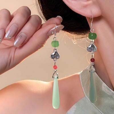 汉服流苏耳饰新中式民族风