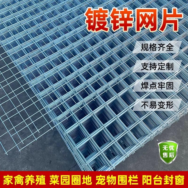 小孔镀锌铁丝网片围栏加粗养殖网狗笼底网建筑钢筋长孔网格网钢丝