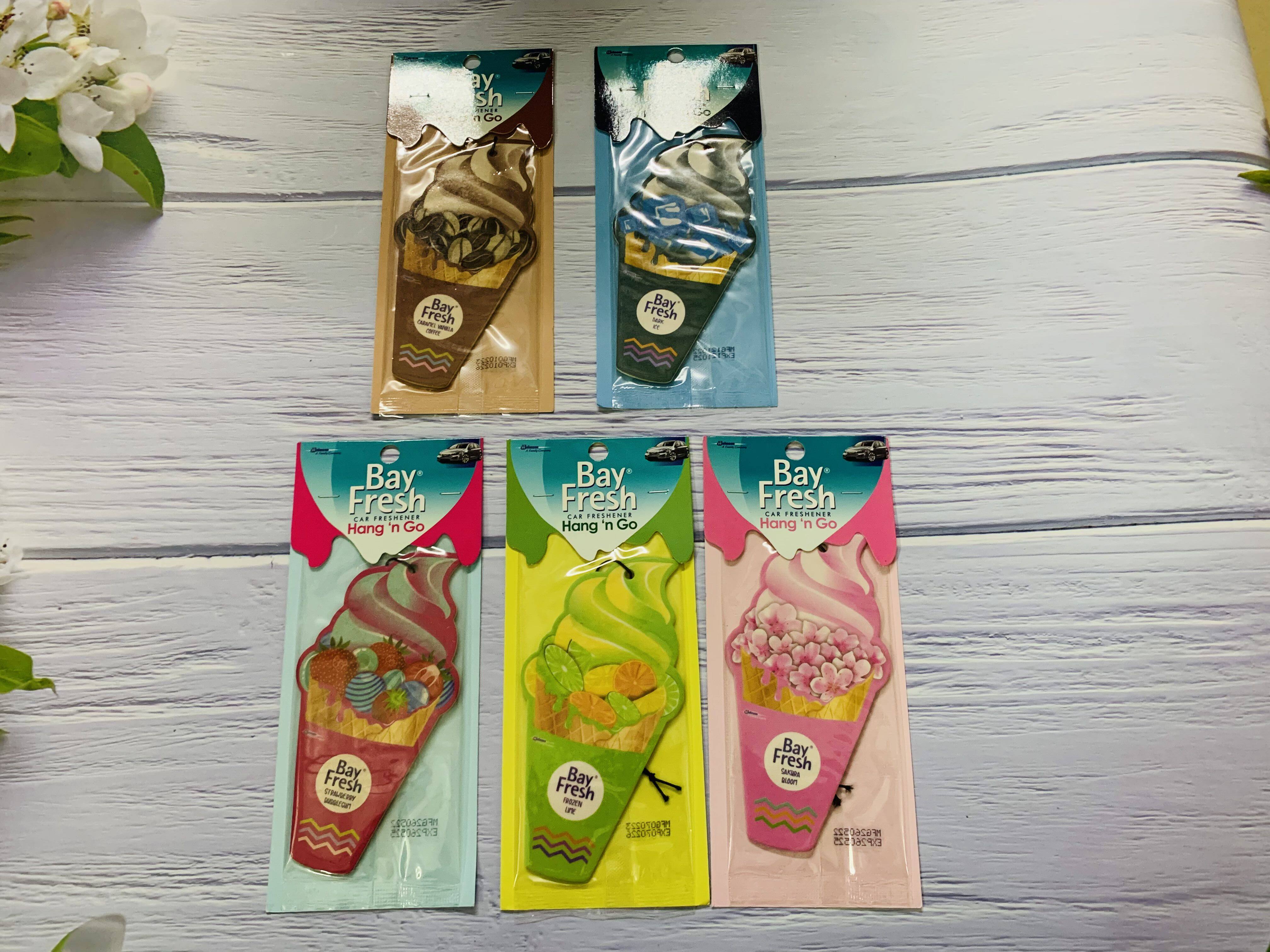 印尼巴厘岛Bay Fresh汽车香片车载香薰片室内挂饰衣物空气清新片