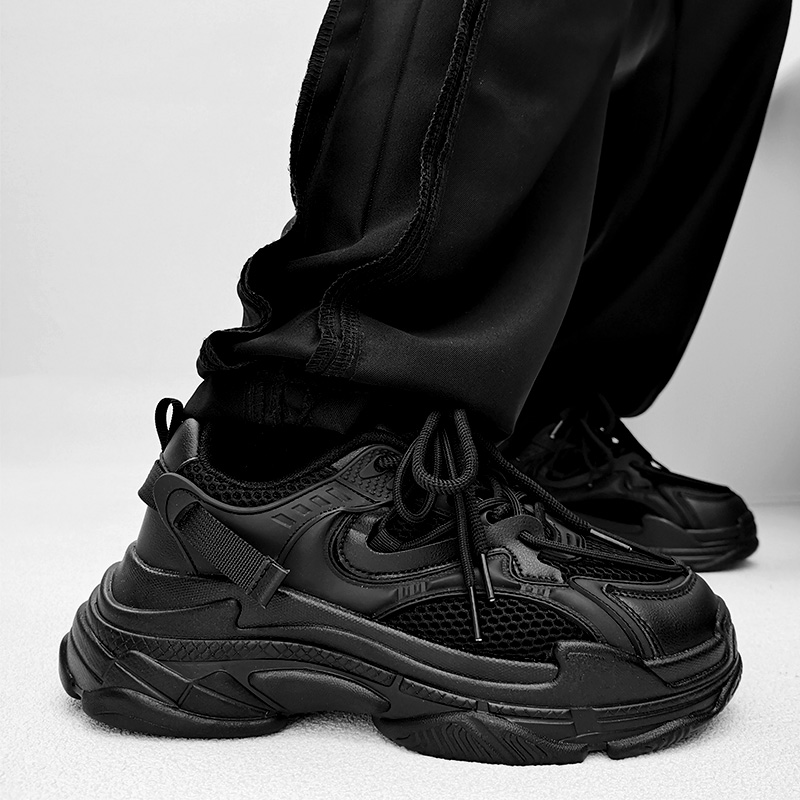 国潮黑武士老爹鞋机能风运动鞋