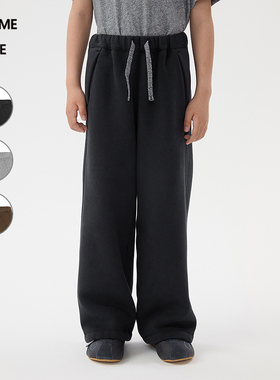 [新款]蓬马大童长裤子棉涤毛圈布25冬装男女儿童pomme de terre