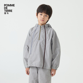 新款 蓬马大童夹克外套三拉链棉质25春装 男女儿童pomme terre