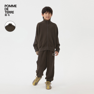 卫衣裤 蓬马大童套装 子棉25秋装 男女儿童pomme terre 运动系列