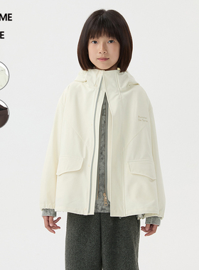 [运动系列]蓬马大童风衣两件套短款25冬装男女儿童pomme de terre