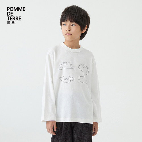 圆领长袖套头T恤pomme蓬马