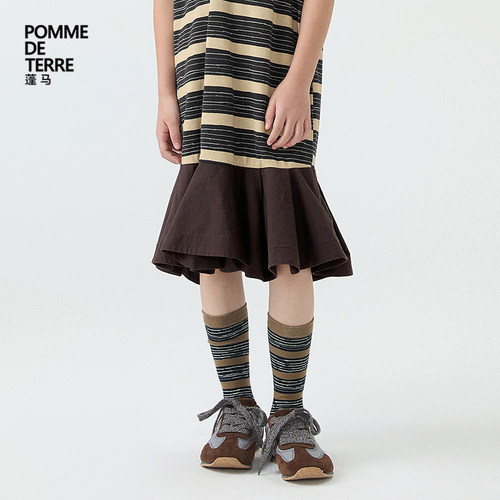 pomme蓬马中筒袜儿童袜子