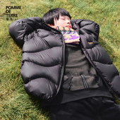 蓬马大童羽绒服保暖立领舒适混纺秋冬装 男女儿童pomme terre