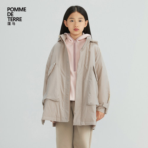 pomme羽绒服长款江南布衣大童