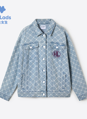 男生女生女大童复古提花外套NCWAJ33534A