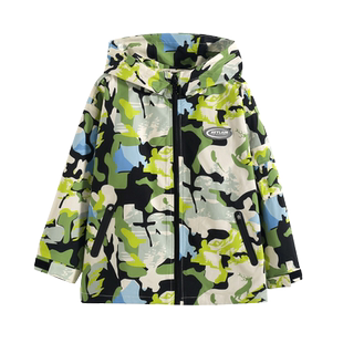 男生女生童装男童外套2024春秋新款中大童户外防风上衣