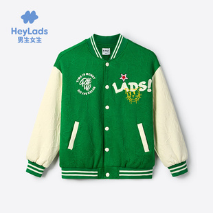 男生女生男大童撞色拼接字母印花外套NCZCJ33003A