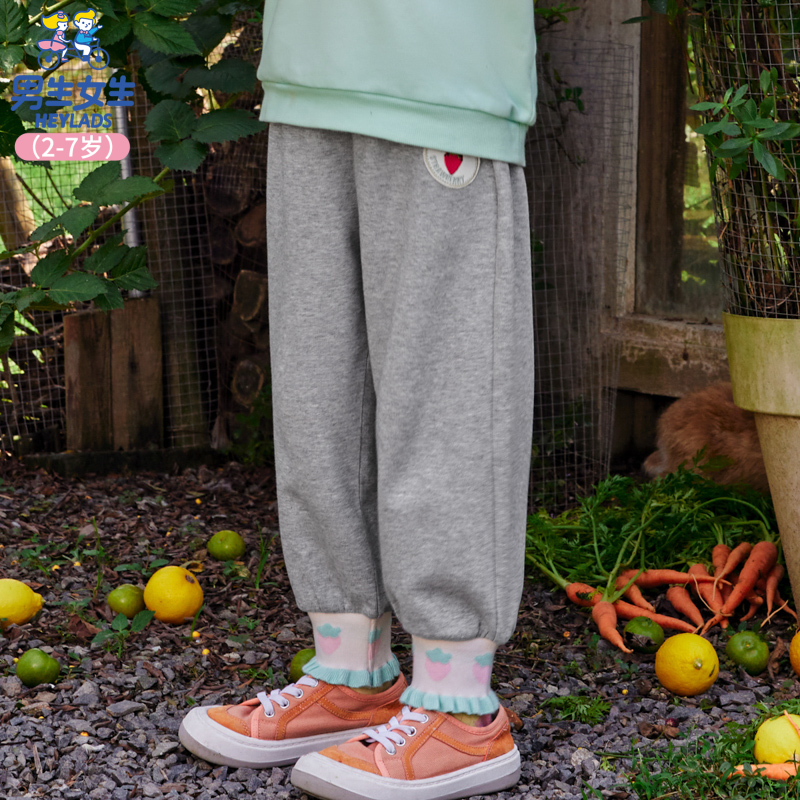 男生女生童装女童休闲裤子春秋款