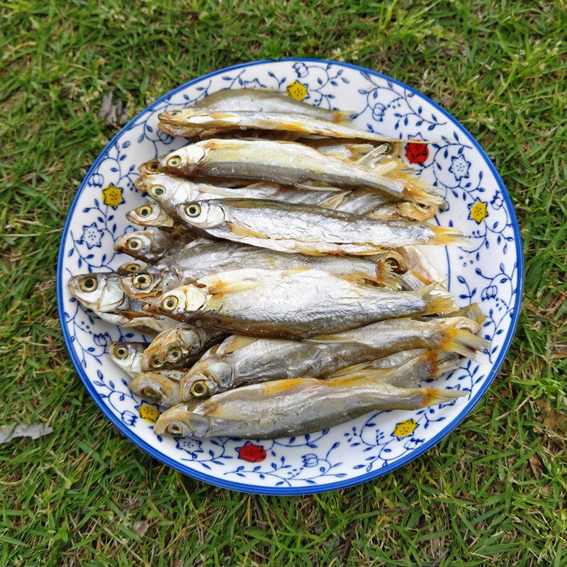 安庆地区淡水小鱼干刁子鱼咸鱼干黄姑子鱼除内脏干净不苦干货500g