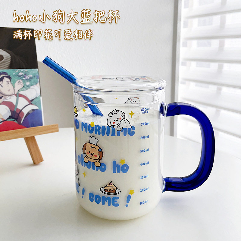 冬季热牛奶杯高硼硅玻璃