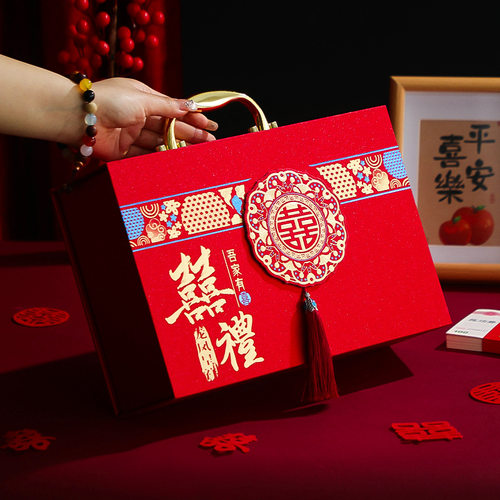 礼金箱结婚订婚彩礼钱盒