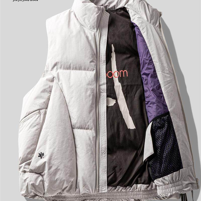 巴黎购物街126g特高充蓬松鸭绒羽绒马甲男士外套冬季保暖羽绒背心,男装,羽绒马甲,淘宝优惠券,粉丝福利购,淘宝优惠卷